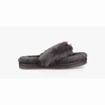 Chinelos UGG Fluff III Mulher Cinzentas | PT-DUCOJ